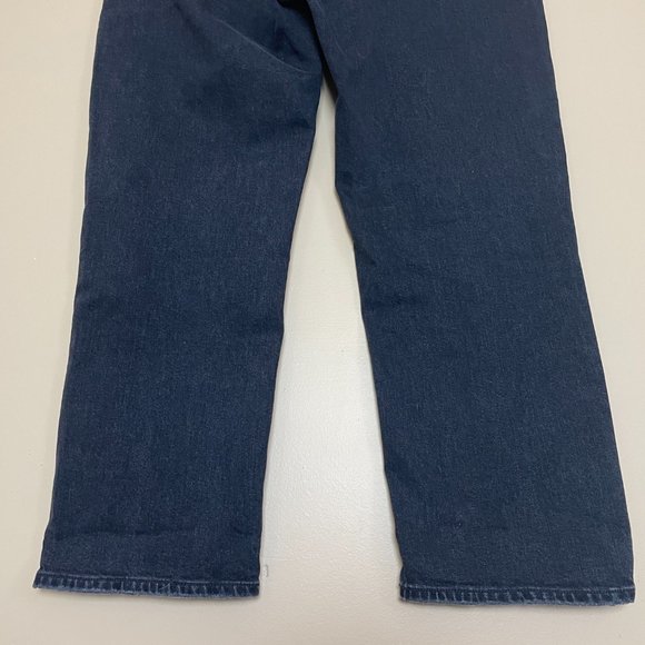 Paige Black Quartz Noella Straight Leg Boyfriend Jeans Women's 32 Stretch Denim - Picture 8 of 11